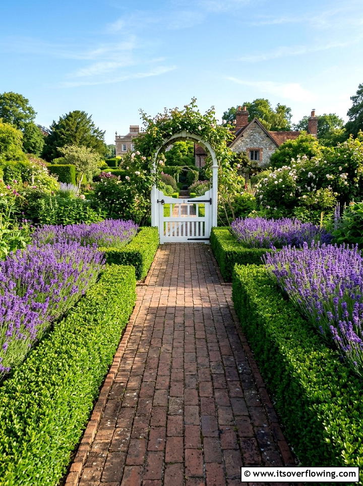 Low Boxwood Hedge Border - 25 backyard ideas with hedges