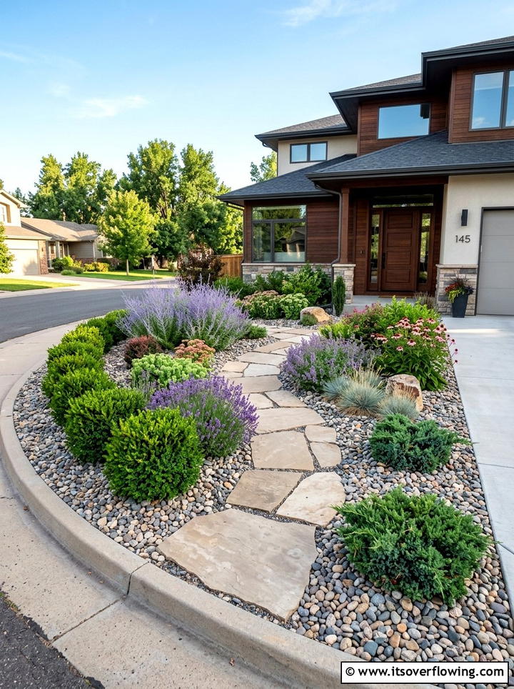 Low Maintenance Front Yard - 25 garden ideas for suburban homes