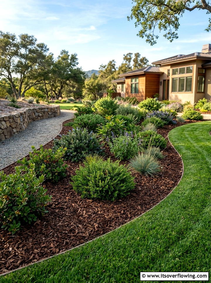 Low Maintenance Garden Beds - 25 garden ideas with evergreens