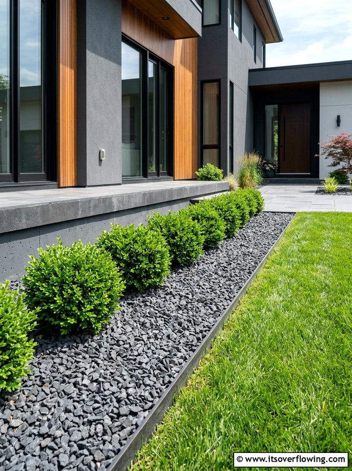 Low Maintenance Gravel Mulch - 25 backyard decorating ideas with gravel zones
