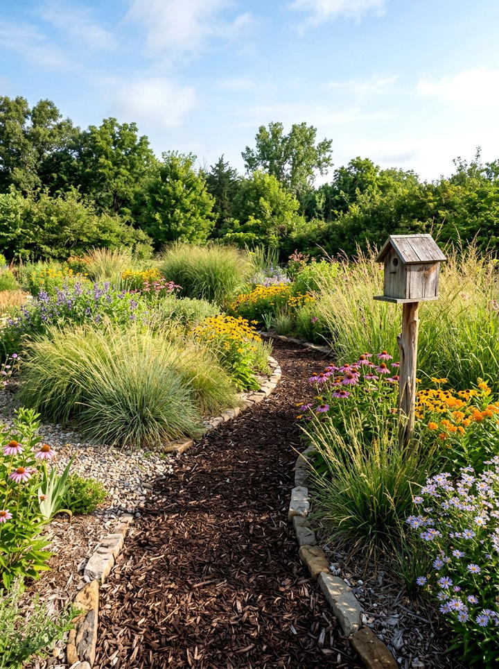 Low Maintenance Native Garden - 25 backyard decorating ideas on a budget