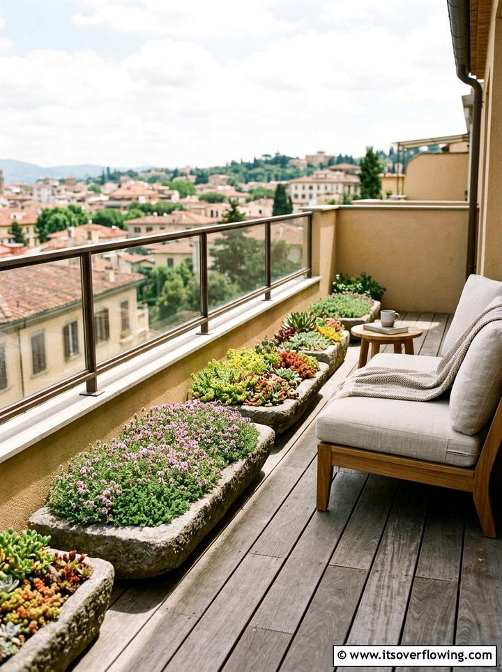 Low Profile Balcony Plants - 25 small garden ideas for windy balconies