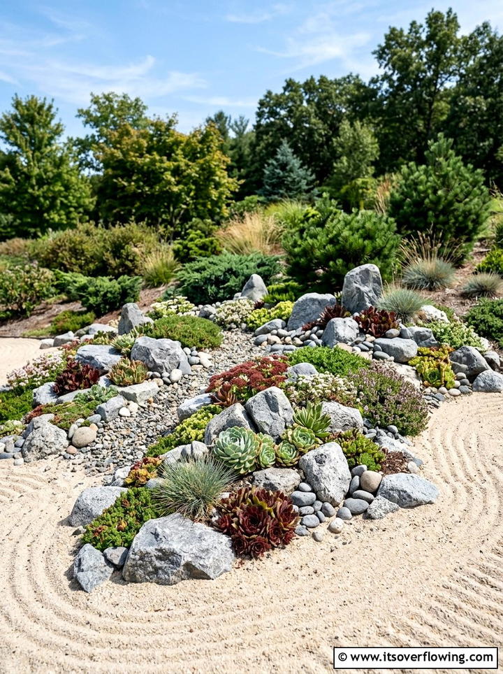 Low Profile Rockery - 25 garden ideas for zen spaces