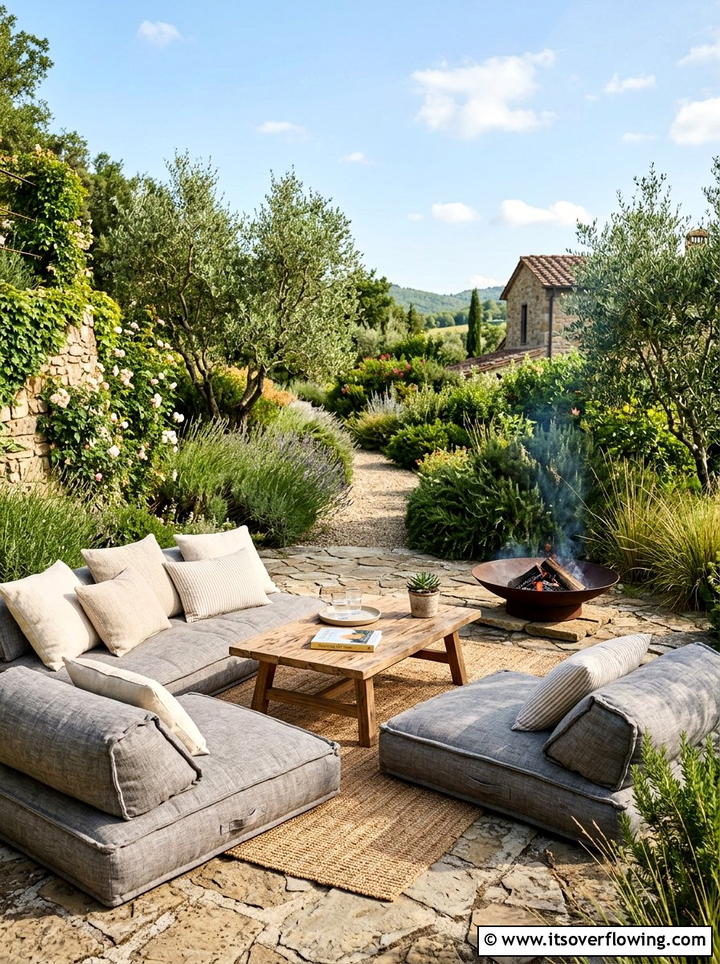 Low Seating Area - 25 backyard ideas with zen style