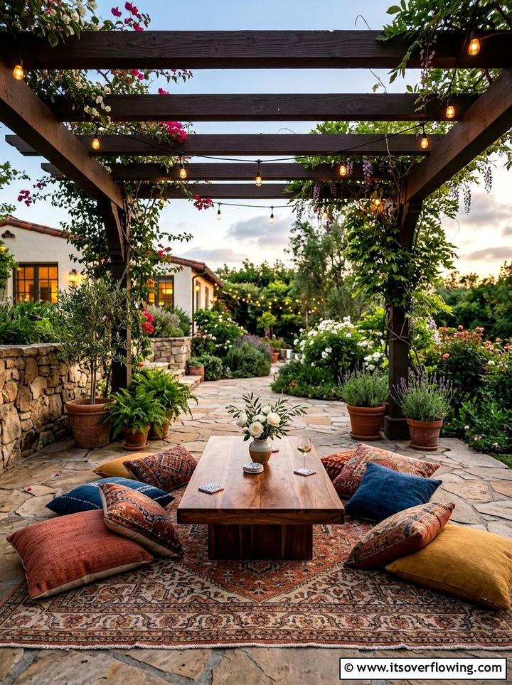 Low Table Lounge - 25 backyard ideas with old furniture