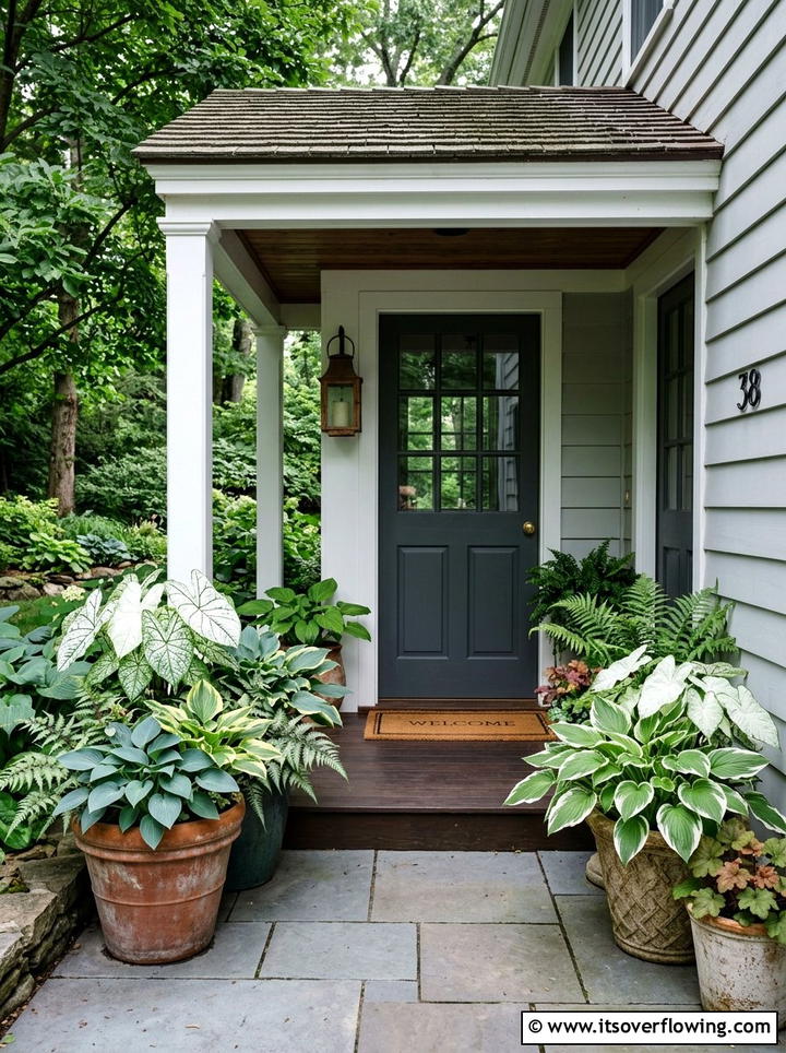 Low light plants for shaded porch - 25 front porch decor ideas with greenery