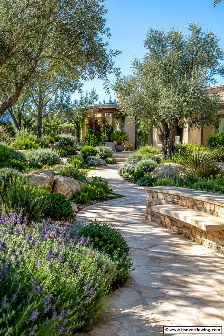 Lush Garden Integration - 30 Spanish Mediterranean House Ideas for Warm Exteriors