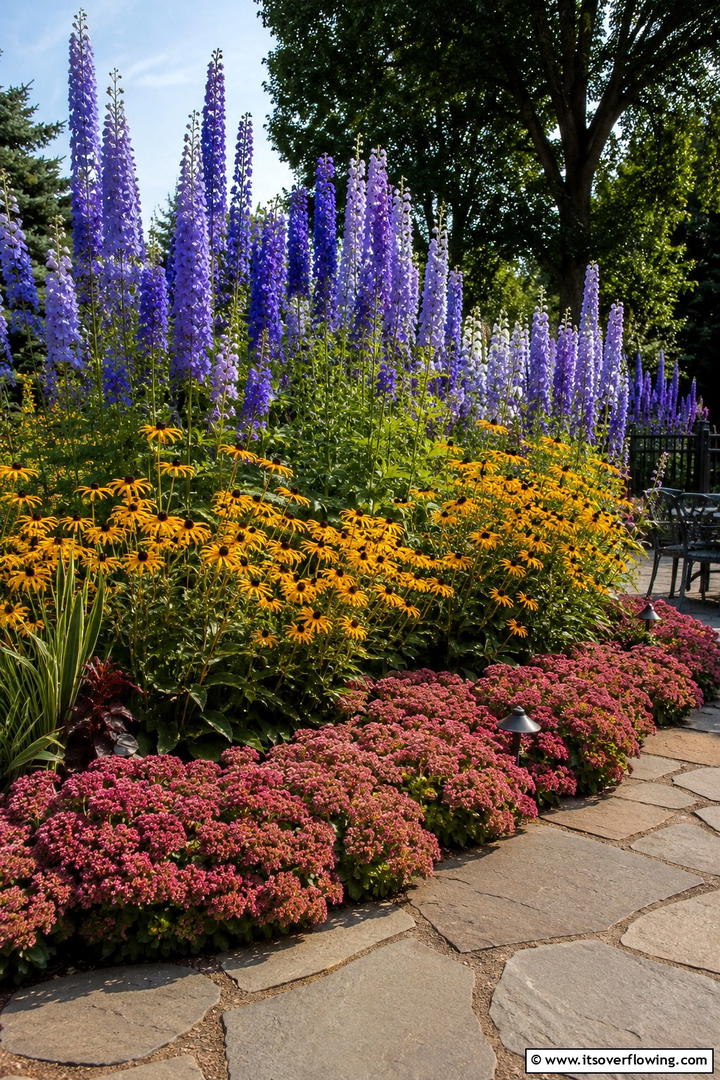 Lush Layered Landscapes - 30 Perennial Flower Bed Ideas for Year-Round Blooms
