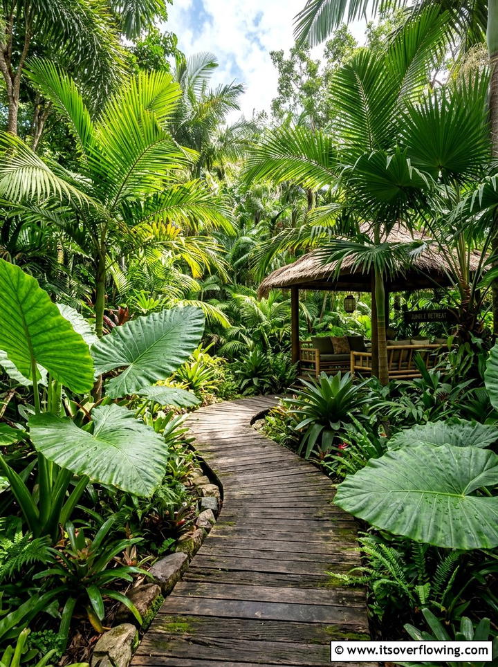 Lush Tropical Retreat - 25 garden ideas for townhouses