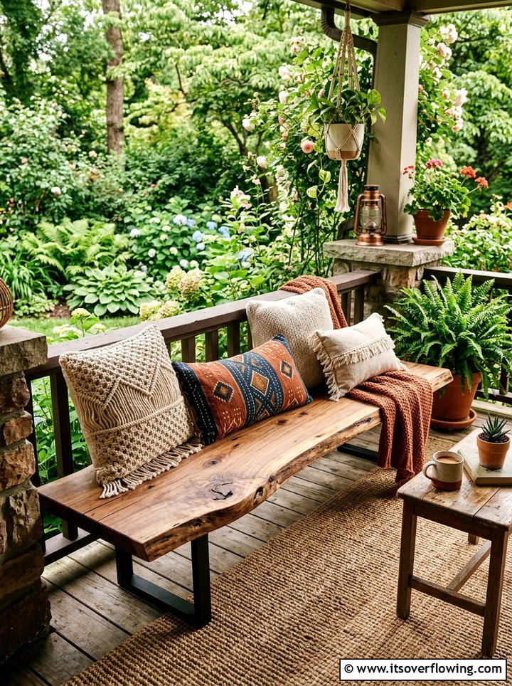 Macrame Wall Hanging - 25 front porch decor ideas with boho textures