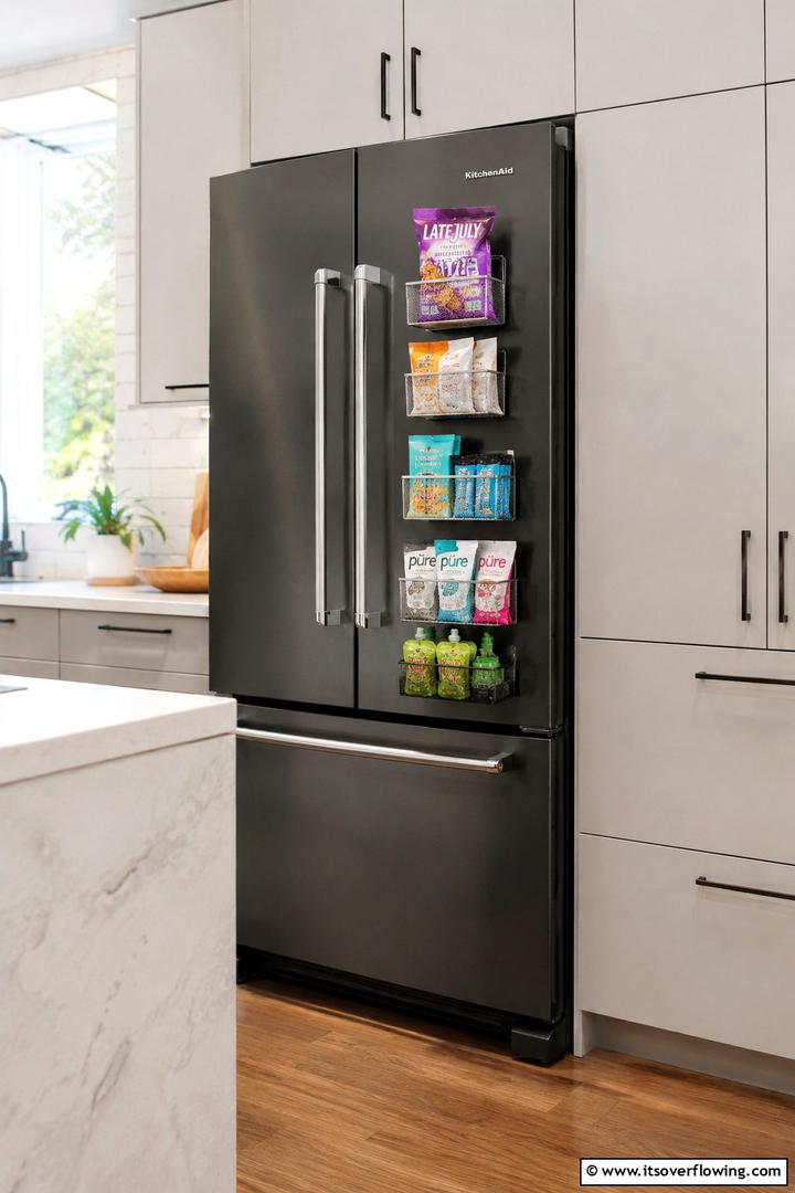 Magnetic Snack Holders - 30 Snack Storage Ideas for Organized Kitchen Pantries
