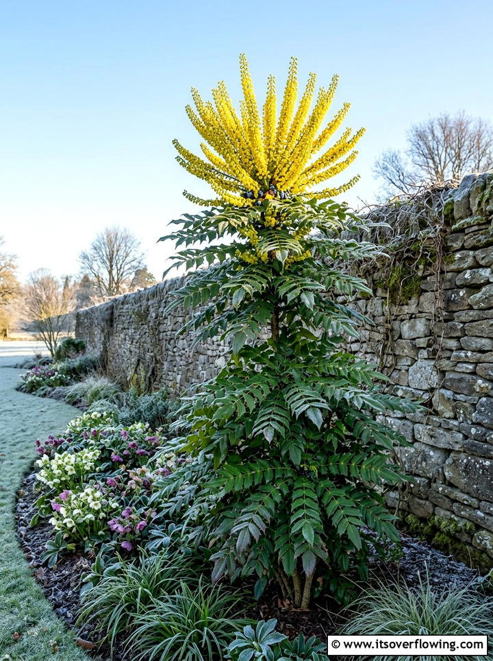 Mahonia shrubs - 25 creative garden ideas for winter interest