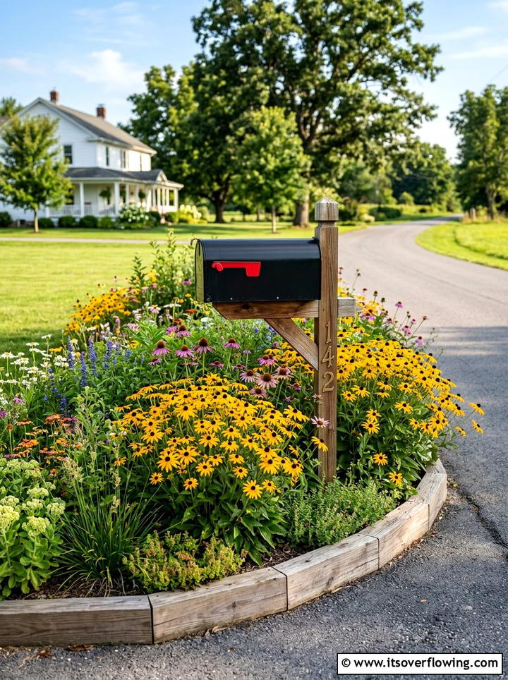 Mailbox Garden - 25 cheap garden ideas with curb appeal upgrades