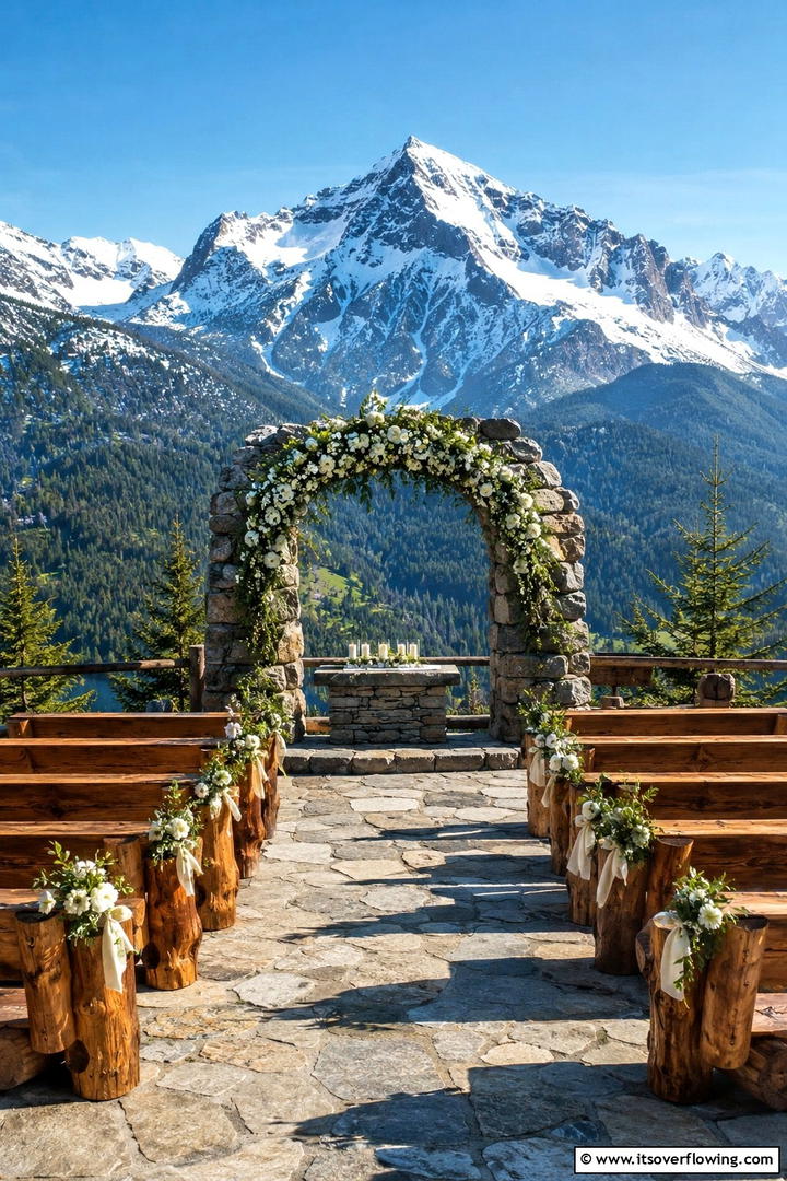 Majestic Mountain Matrimony - 30 Romantic Wedding Ideas for an Intimate and Memorable Day