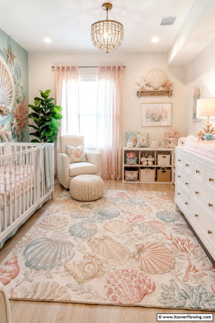Marine Marvels - 30 Ocean-Themed Nursery Ideas for a Serene Baby Room