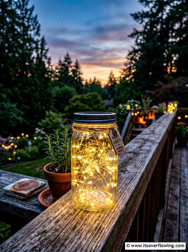 Mason Jar Firefly Display - 25 garden decor ideas with mason jars
