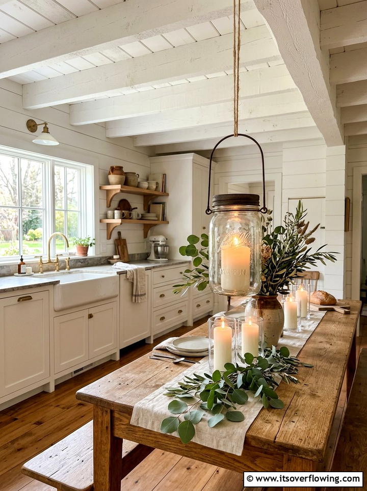Mason Jar Lantern - 25 reusing old things ideas for lantern decor