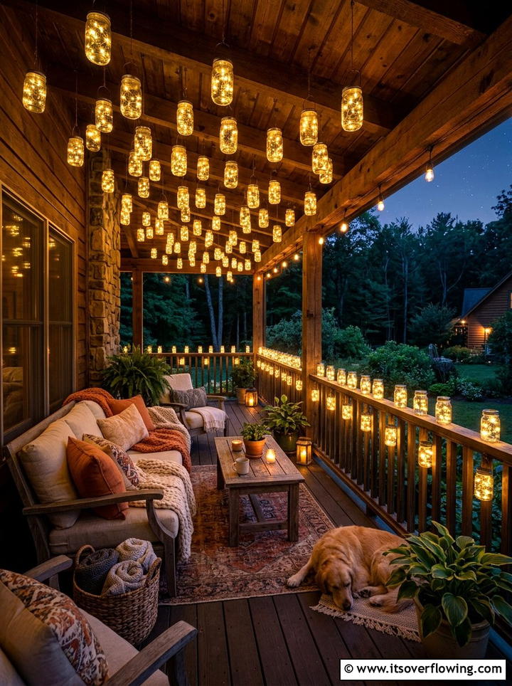 Mason Jar Lantern - 25 reusing old things ideas for porch