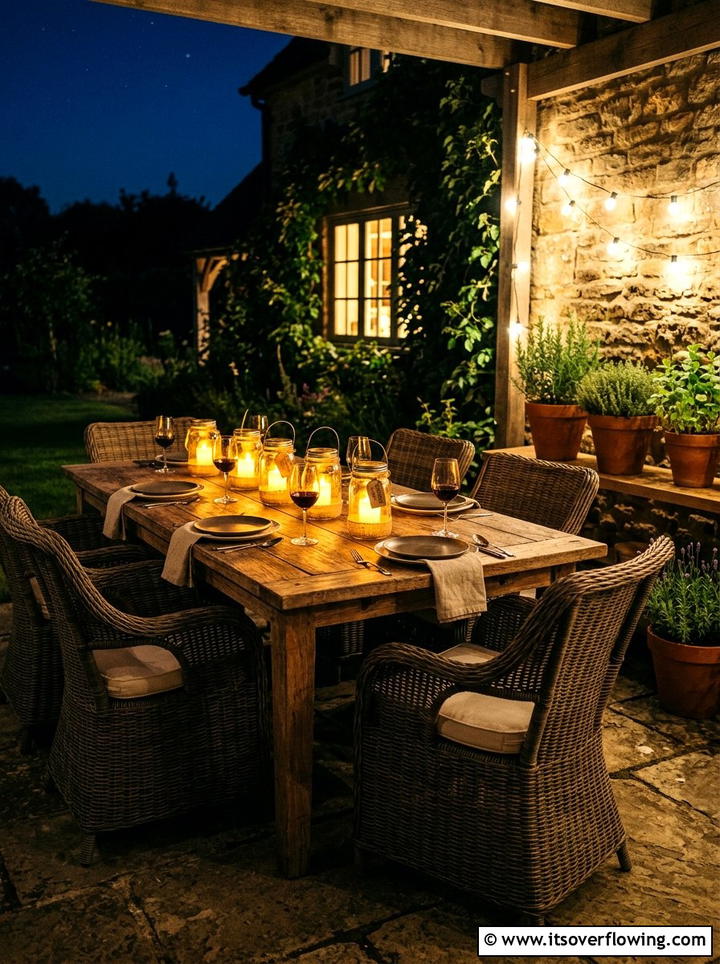 Mason Jar Lanterns - 25 cheap garden ideas with solar lights