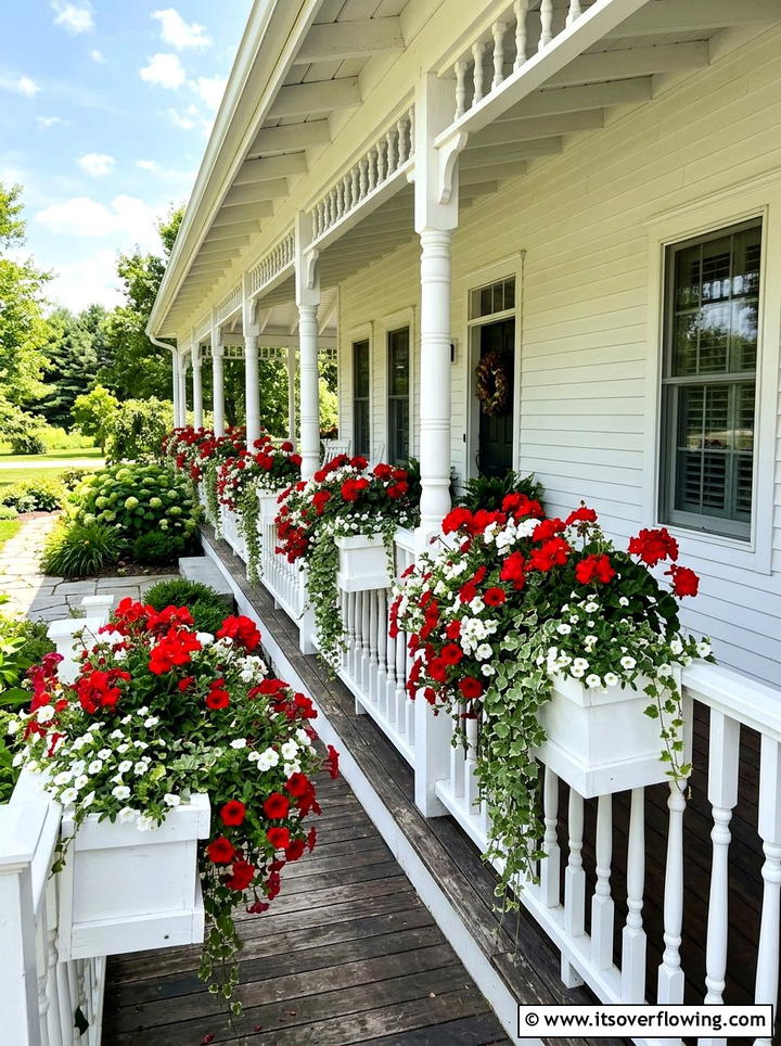 Matching Porch Railing Planters - 25 front porch ideas with planters