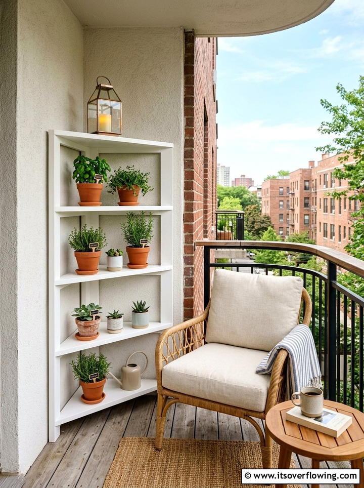 Maximize your corner space - 25 front porch ideas for apartments