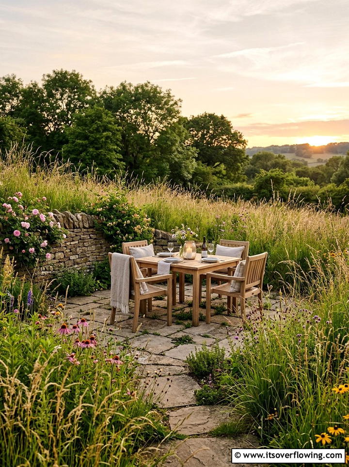 Meadow Around Patio - 25 garden design ideas with meadows