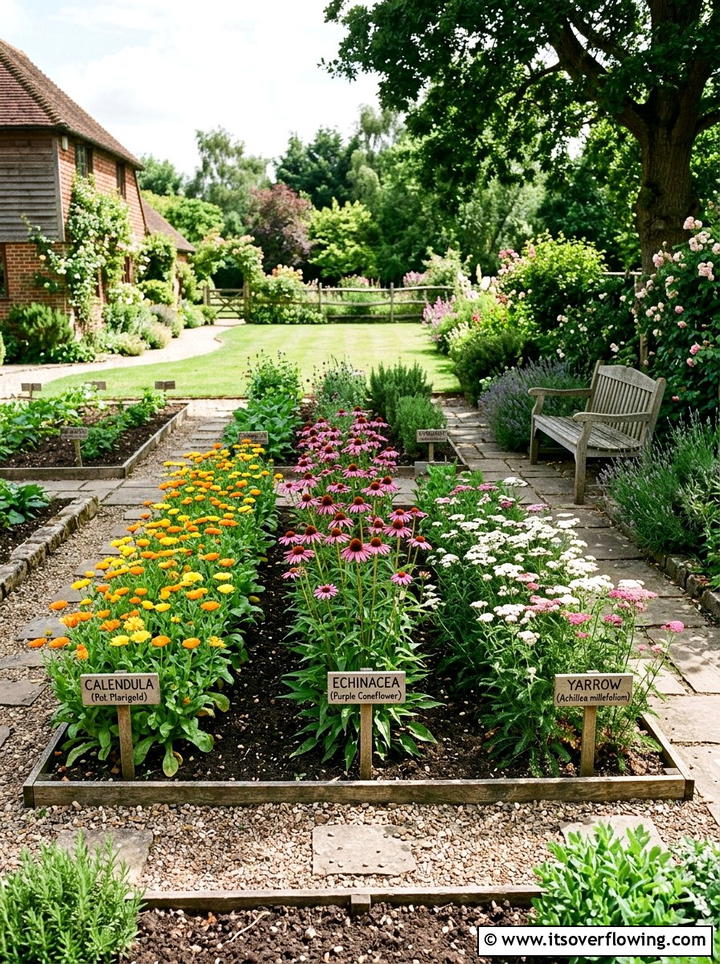 Medicinal Herb Garden - 25 backyard ideas with herb garden