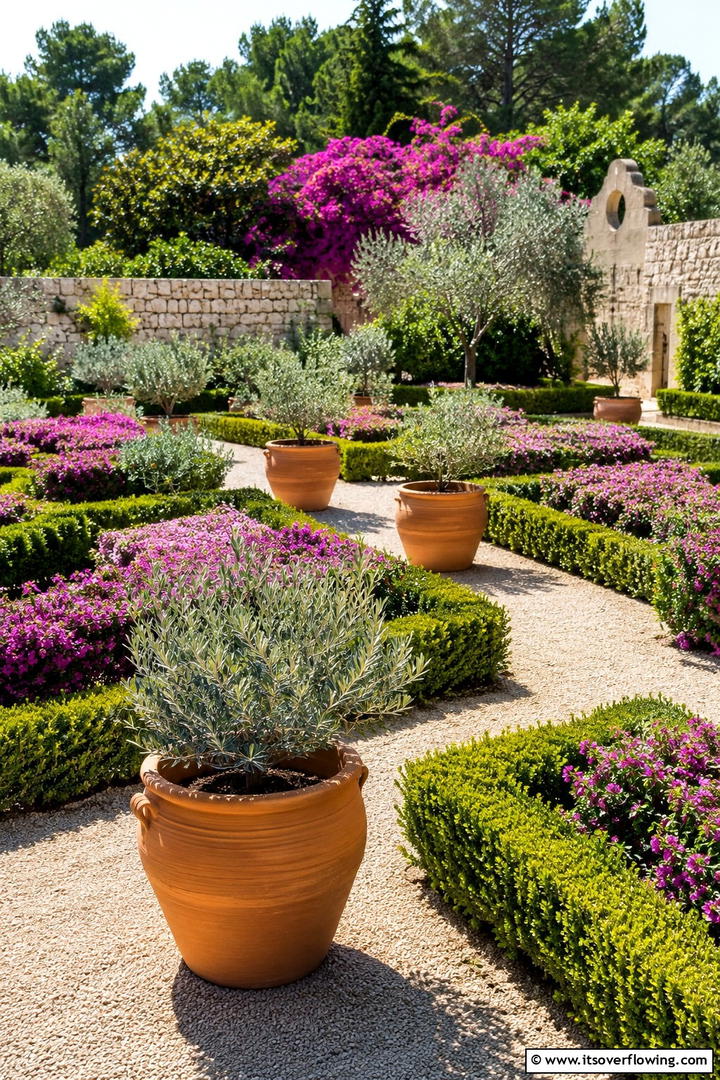 Mediterranean Flair - 30 Parterre Garden Ideas for Elegant Outdoor Spaces