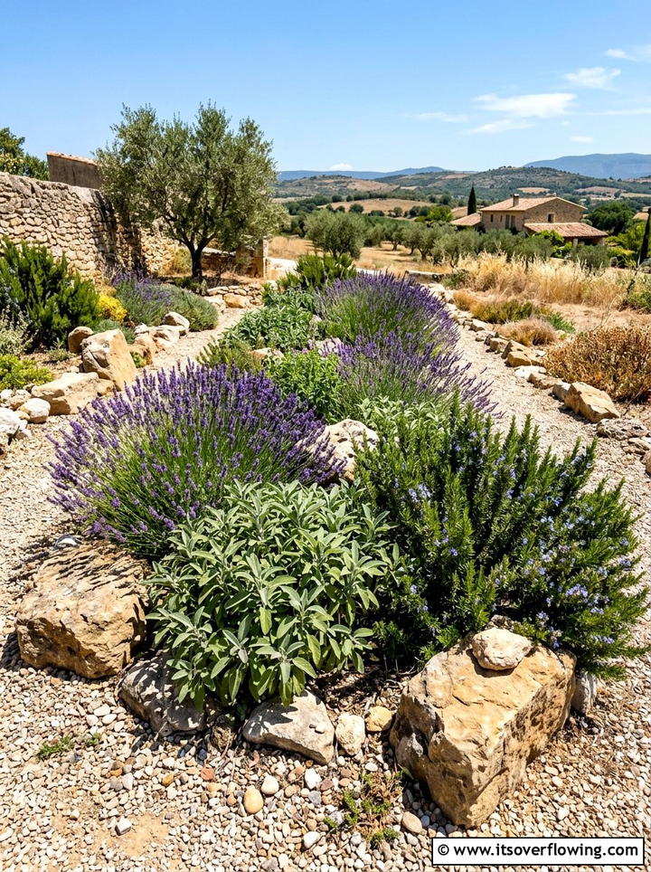 Mediterranean Herb Patch - 25 garden ideas with herbs