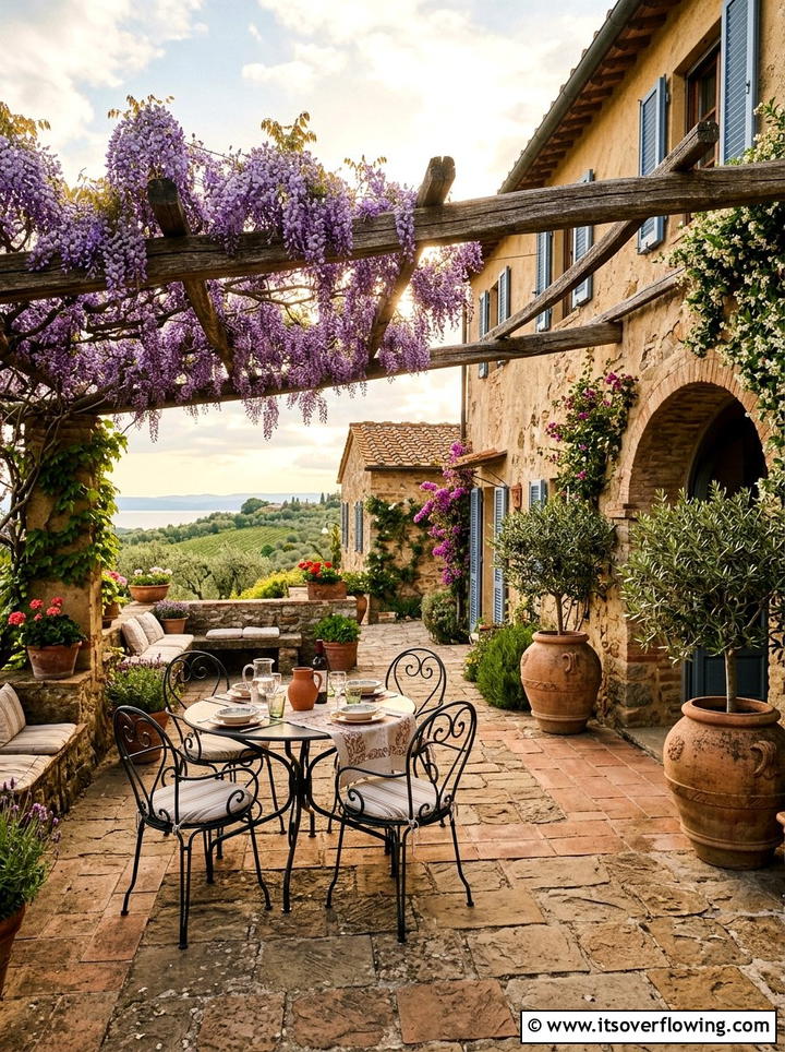 Mediterranean Stone - 25 garden design ideas for patios