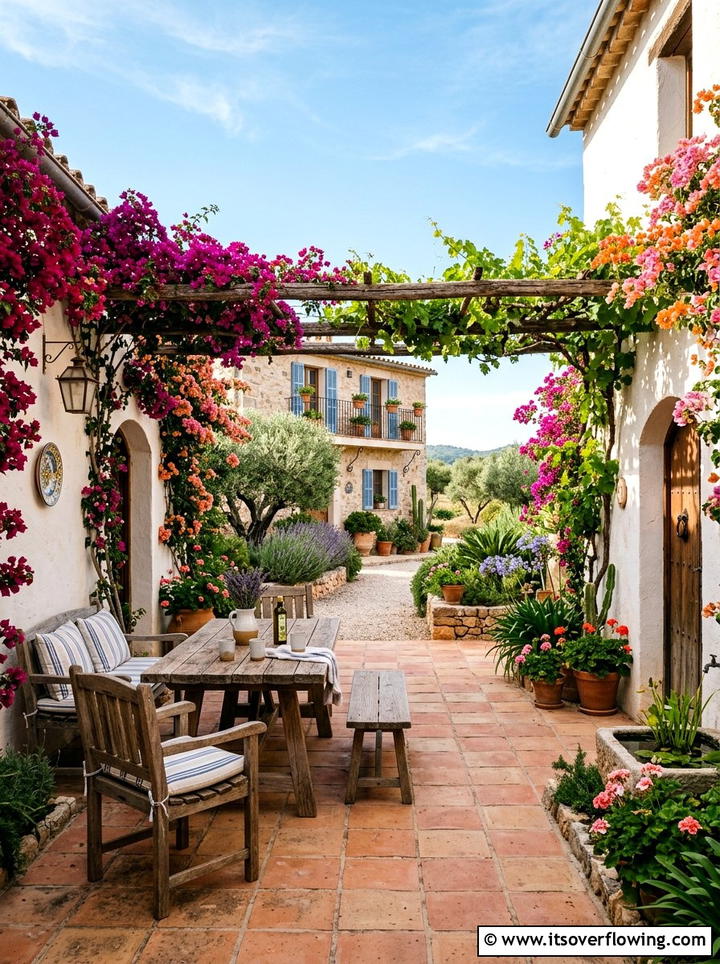 Mediterranean Style Courtyard - 25 garden ideas for courtyards