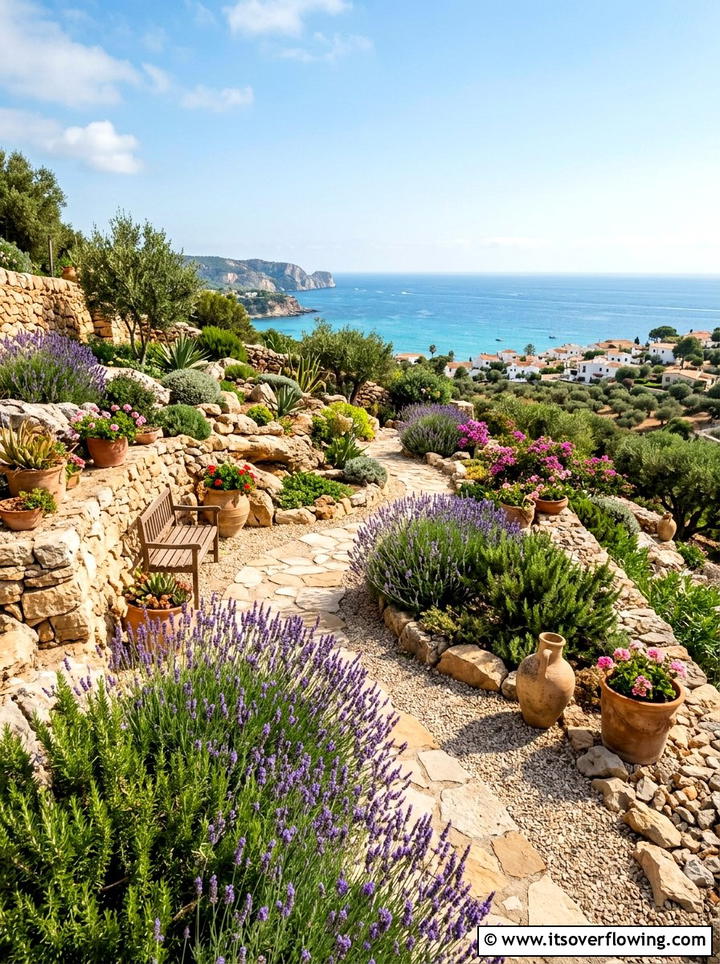 Mediterranean rock garden - 25 garden design ideas with rock gardens