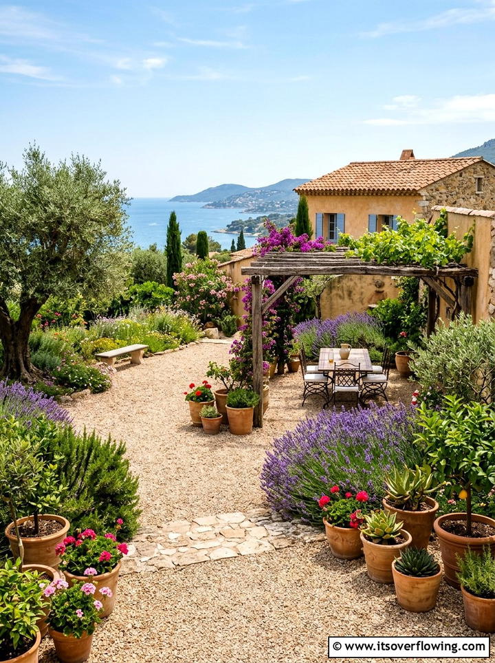 Mediterranean style backyard - 25 garden ideas for backyards