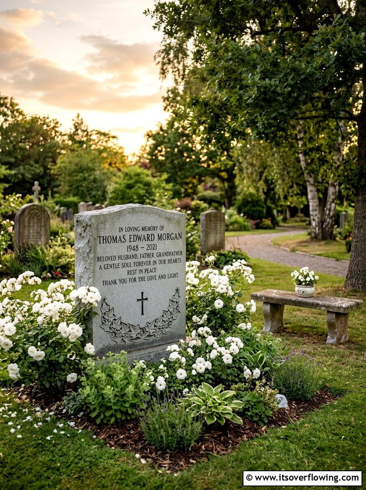 Memorial Garden Grave Stones - 25 creative garden ideas with quote stones
