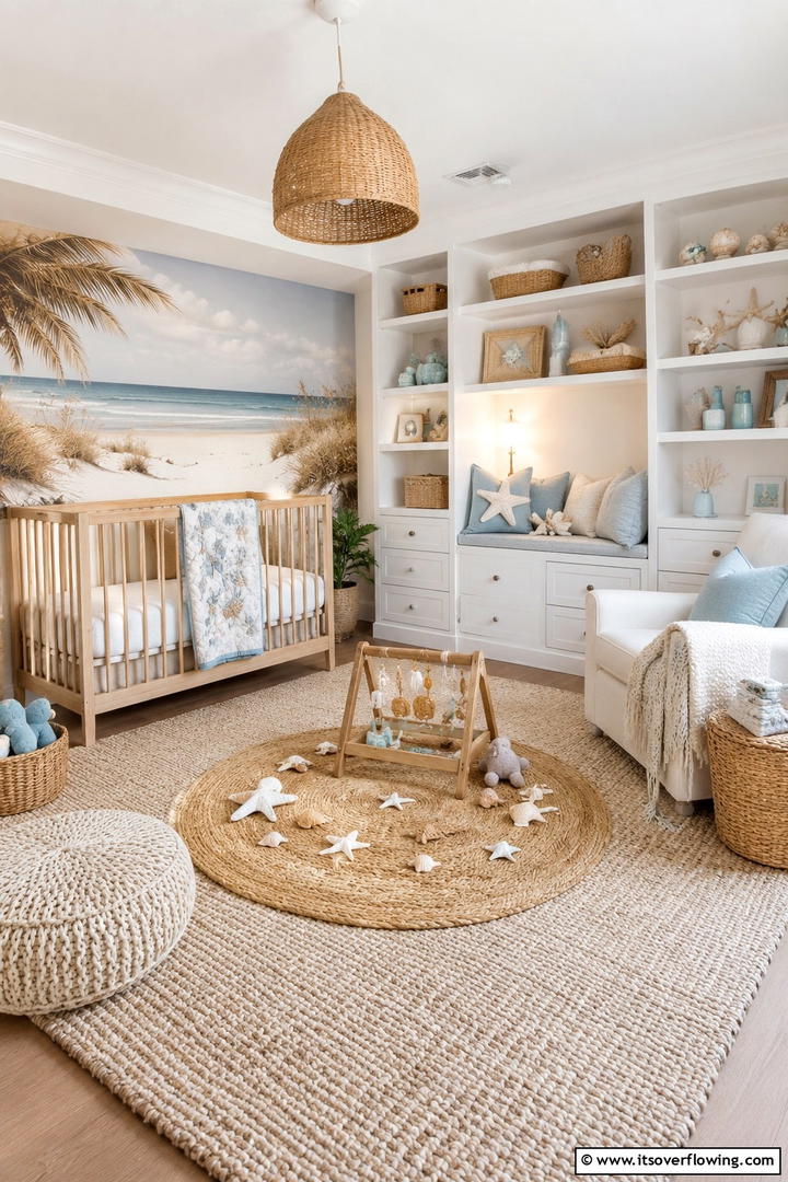 Mermaid Magic - 30 Ocean-Themed Nursery Ideas for a Serene Baby Room