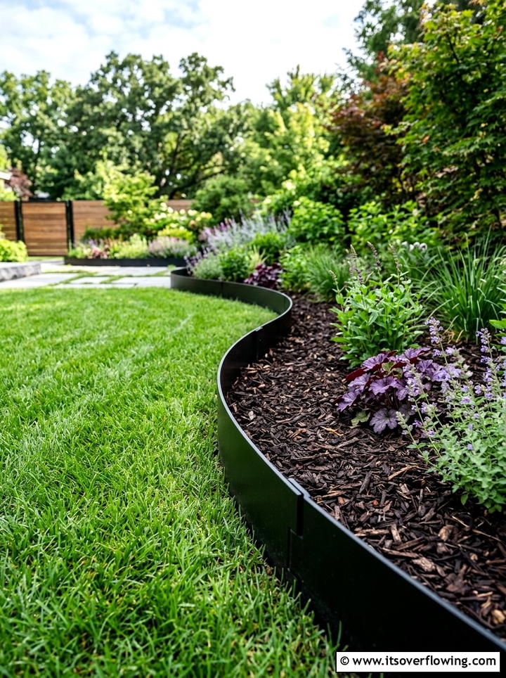 Metal Edging For Garden Bed - 25 garden ideas for curb appeal