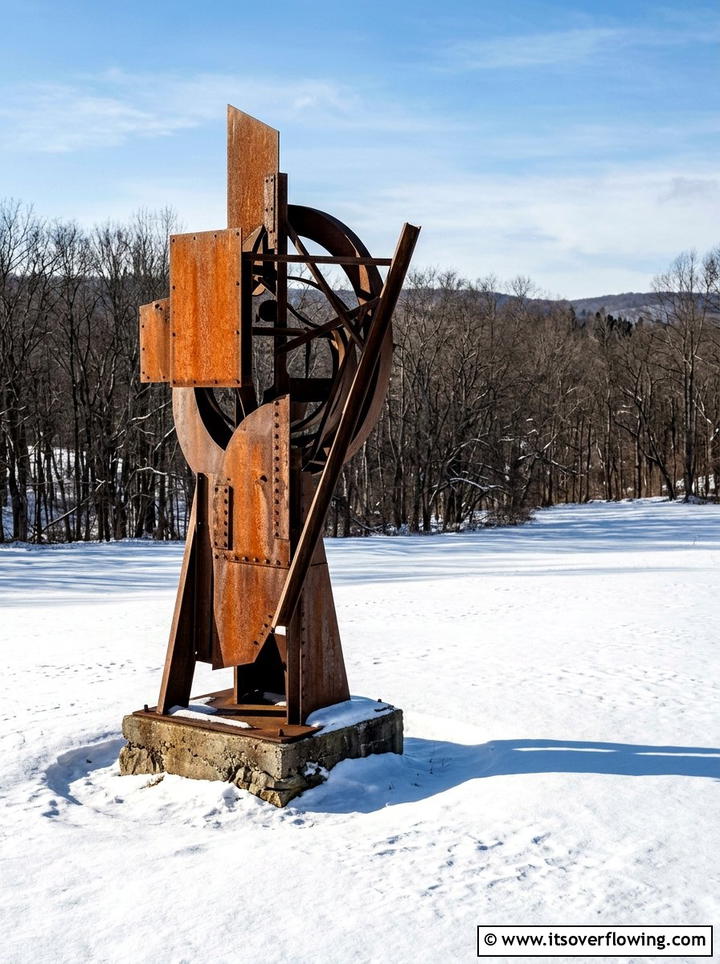 Metal Garden Art - 25 garden decor ideas with winter decor