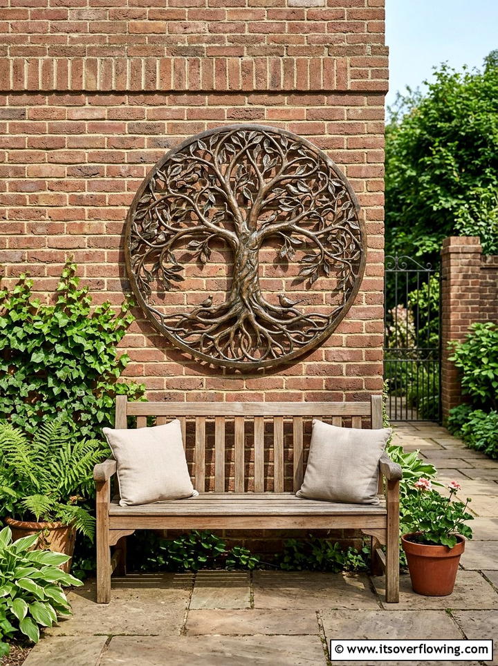 Metal Outdoor Wall Decor - 25 front porch ideas with metal decor