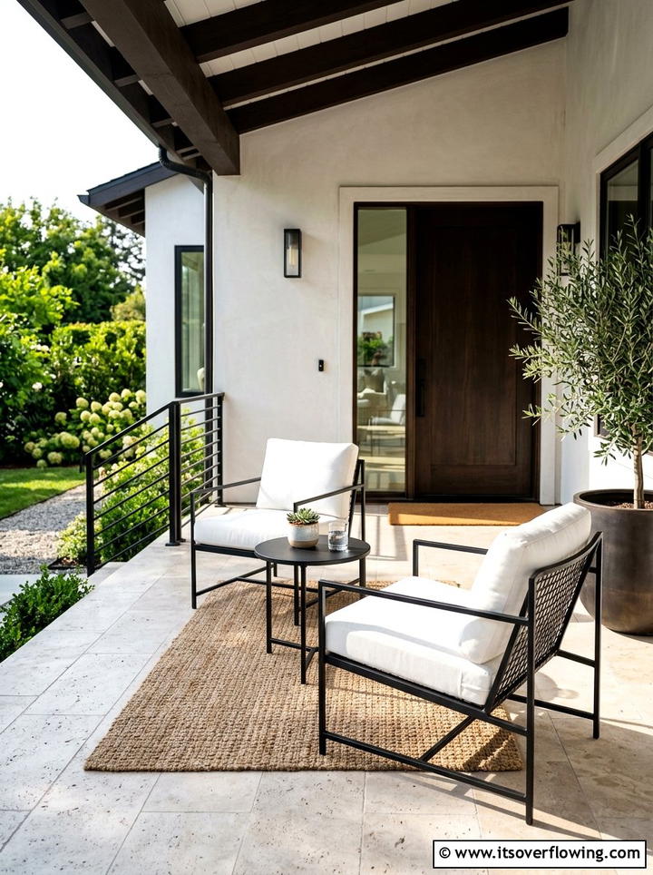 Metal Porch Furniture - 25 front porch ideas for south facing porch