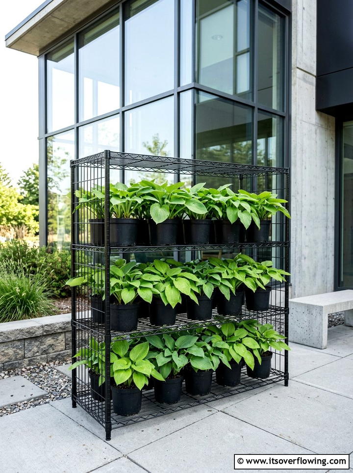Metal Shoe Shelf Outdoor Display - 25 creative garden ideas with shoe planter wall