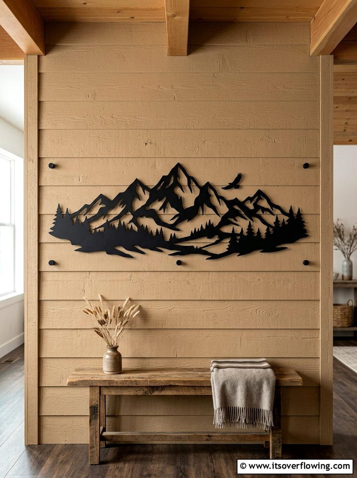 Metal Silhouette Wall Art - 25 front porch ideas with metal decor