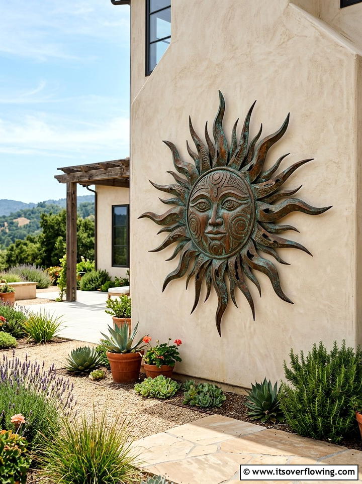 Metal Wall Art - 25 small garden ideas for quick makeover