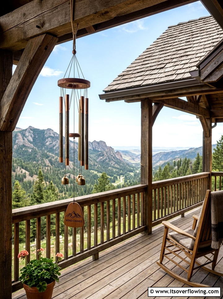Metal Wind Chimes - 25 garden decor ideas for rustic gardens