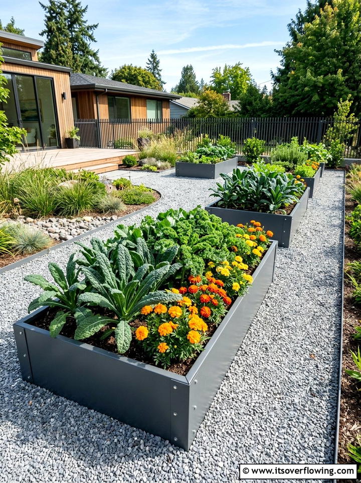 Metal raised beds - 25 garden ideas with raised beds