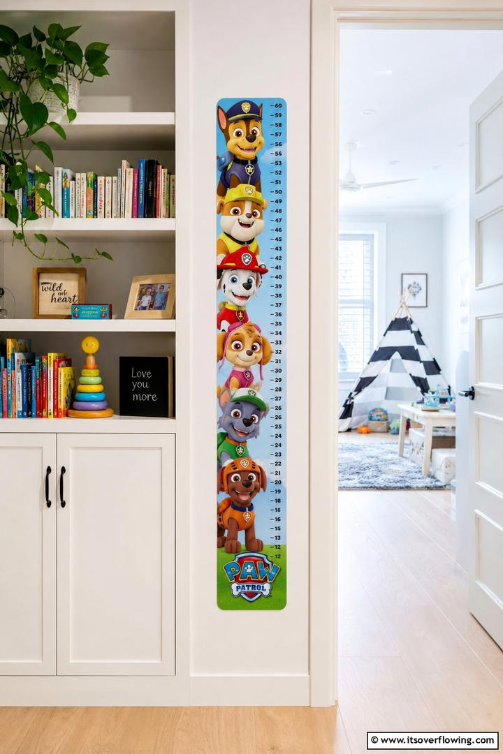 Mickey Mouse Growth Chart - 20 Mickey Mouse Room Decor Ideas for Kids