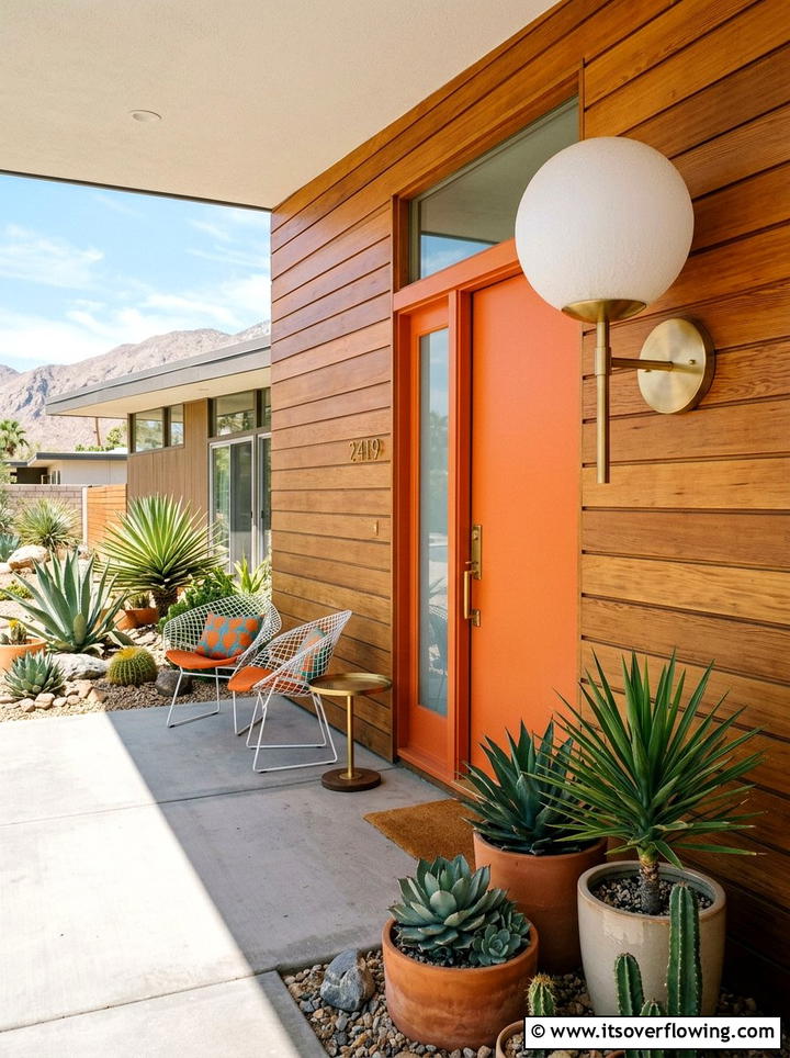 Mid century modern outdoor light - 25 front porch ideas with sconces