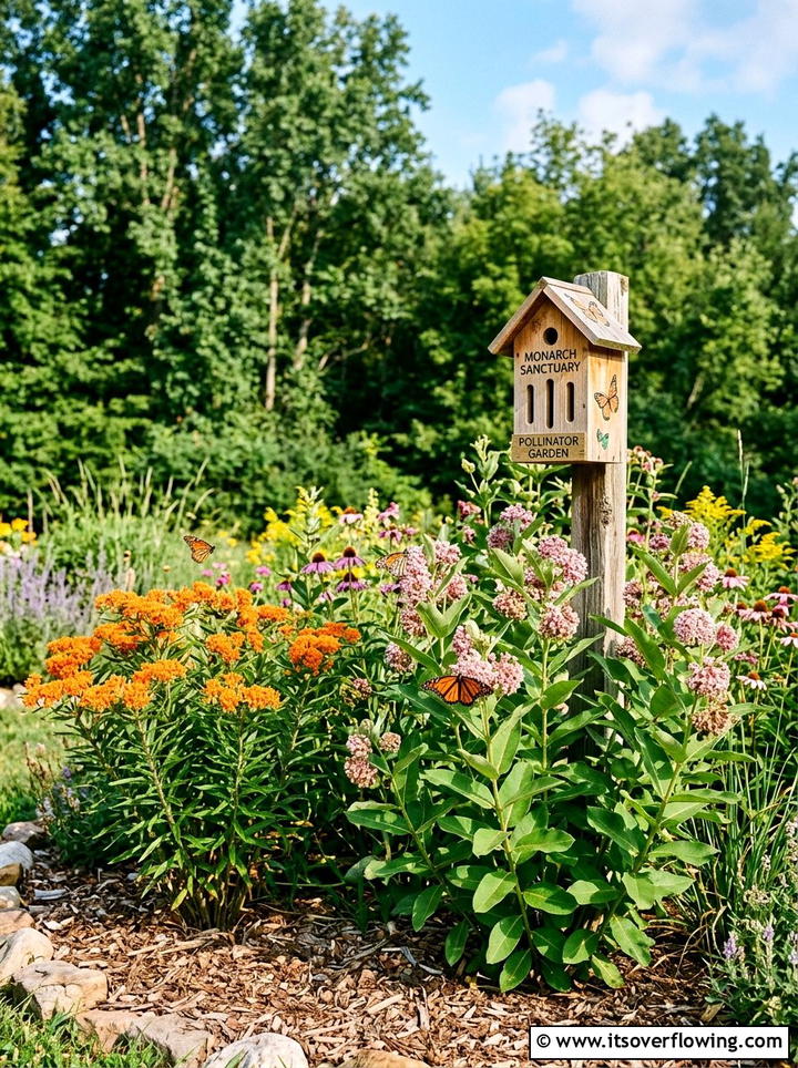 Milkweed for monarch butterflies - 25 garden ideas with pollinator plants