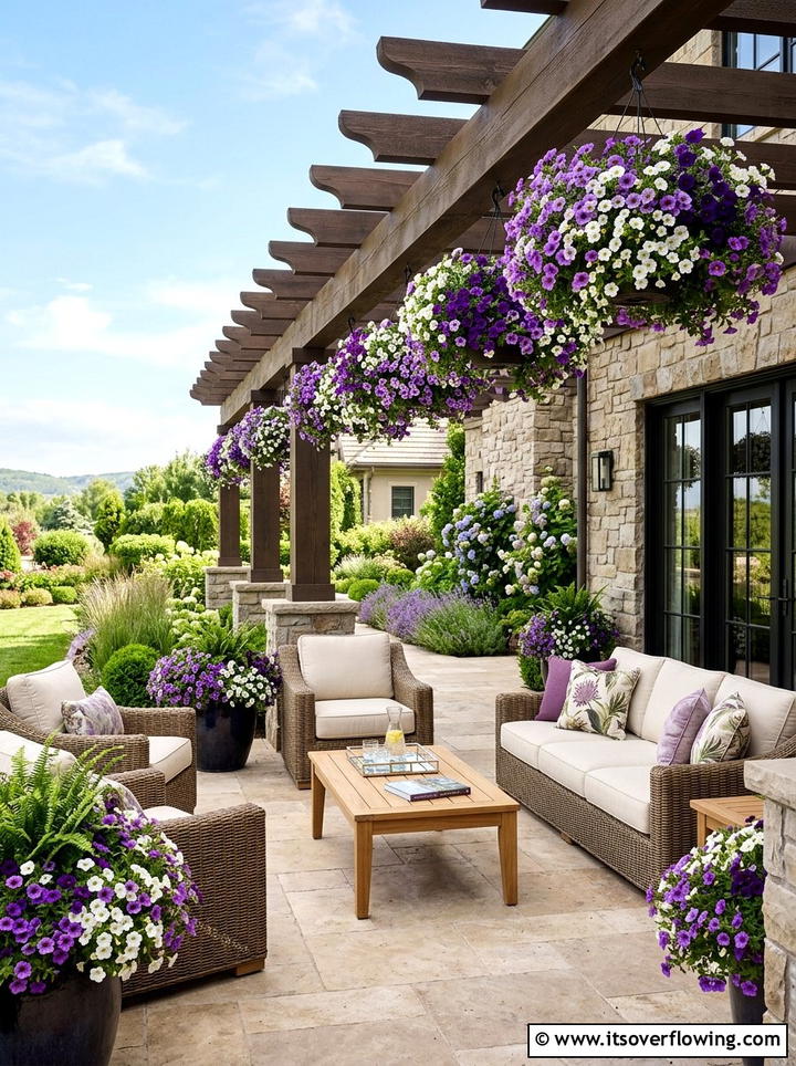 Million Bells Color Palette - 25 garden ideas with hanging baskets