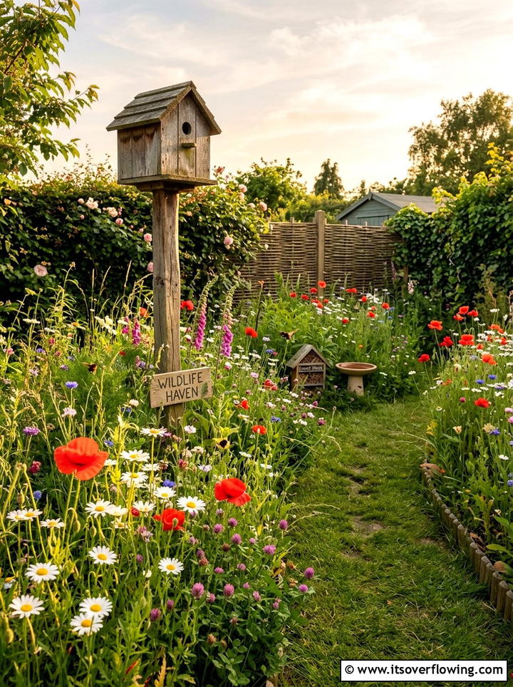 Mini Wildflower Meadow For Children - 25 small garden ideas with kids corner
