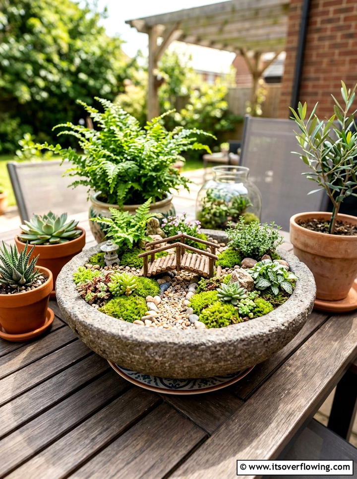 Miniature Container Garden - 25 small garden ideas for urban homes